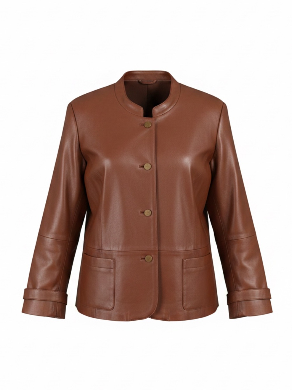 Talbots Leather Jacket Suit Sport Coat Size 22 Petite